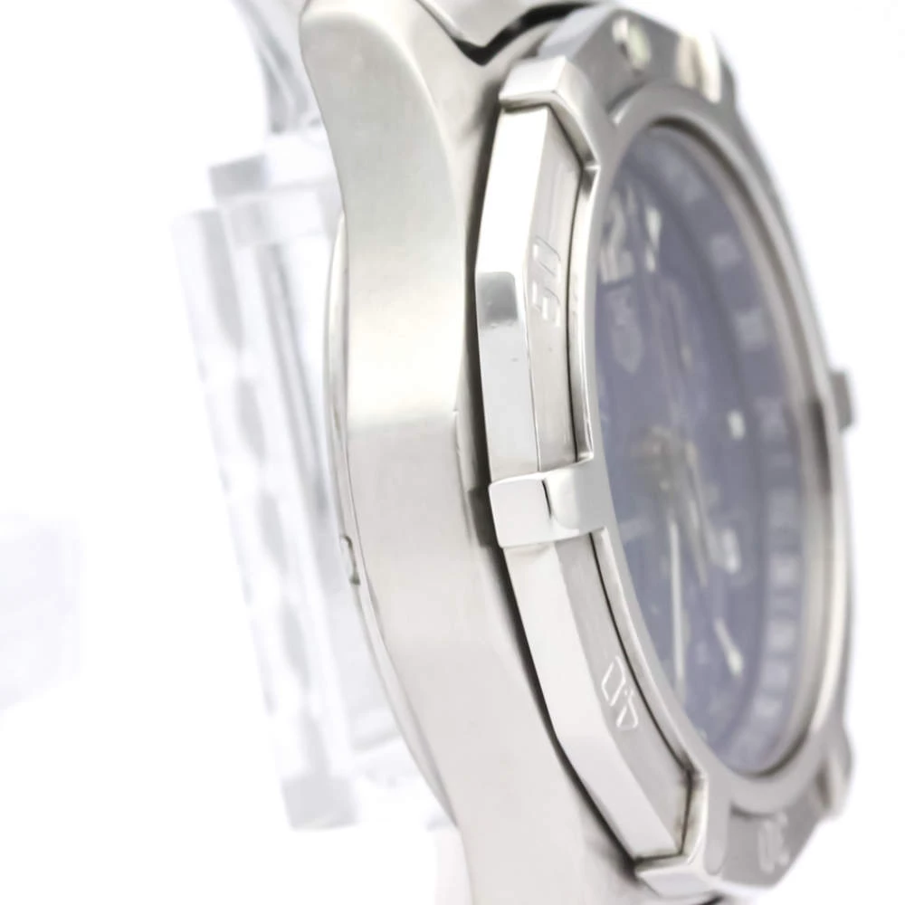 Tag Heuer Blue Stainless Steel 2000 Exclusive Chronograph CN1112 Quartz Men's Wristwatch 38 MM For Men 4 Tag Heuer Blue Stainless Steel 2000 Exclusive Chronograph CN1112 Quartz Men's Wristwatch 38 MM For Men - Image 4