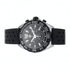 Tag Heuer Black Stainless Steel Formula 1 Chronograph CAZ1010.FT8024 Men's Wristwatch 43 MM For Men -Tag Heuer Sales Shop luxury men tag heuer used watches p393246 002