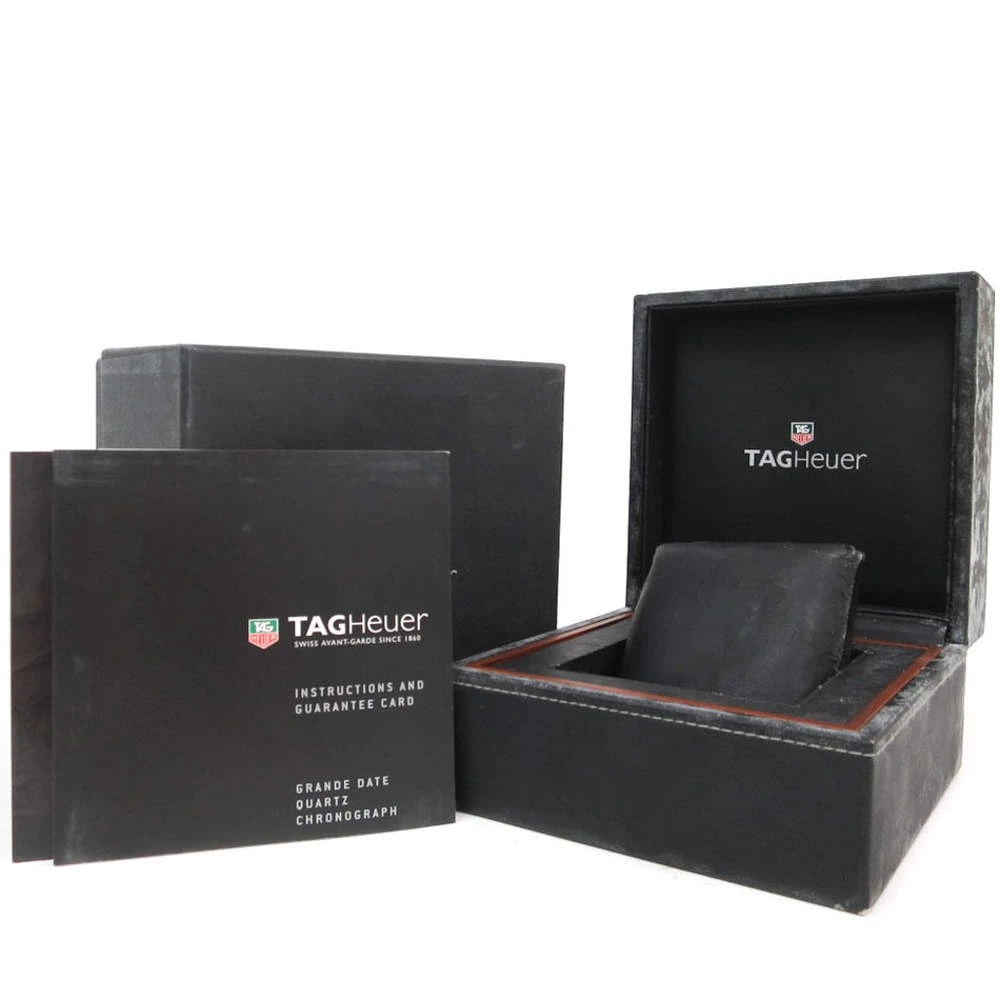 Tag Heuer Silver Stainless Steel Link Chronograph Automatic CJF2111 Men's Wristwatch 42 MM For Men 9 Tag Heuer Silver Stainless Steel Link Chronograph Automatic CJF2111 Men's Wristwatch 42 MM For Men - Image 9