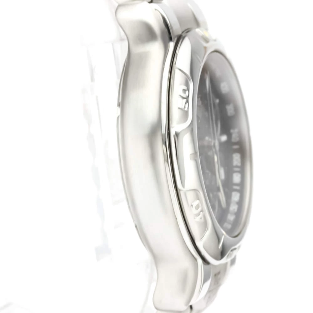 Tag Heuer Black Stainless Steel 6000 Chronogragh Quartz CH1113 Men's Wristwatch 40 MM For Men 5 Tag Heuer Black Stainless Steel 6000 Chronogragh Quartz CH1113 Men's Wristwatch 40 MM For Men - Image 5