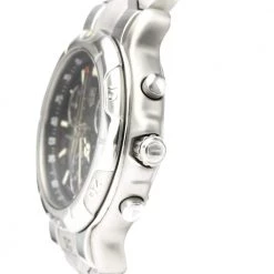 Tag Heuer Black Stainless Steel 6000 Chronogragh Quartz CH1113 Men's Wristwatch 40 MM For Men 13 Tag Heuer Black Stainless Steel 6000 Chronogragh Quartz CH1113 Men's Wristwatch 40 MM For Men -Tag Heuer Sales Shop luxury men tag heuer used watches p398022 007