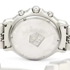 Tag Heuer Black Stainless Steel 6000 Chronogragh Quartz CH1113 Men's Wristwatch 40 MM For Men 10 Tag Heuer Black Stainless Steel 6000 Chronogragh Quartz CH1113 Men's Wristwatch 40 MM For Men -Tag Heuer Sales Shop luxury men tag heuer used watches p398022 008