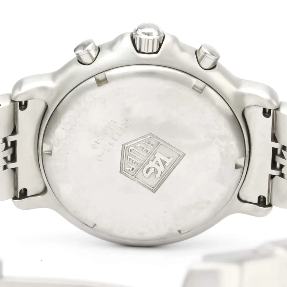 Tag Heuer Black Stainless Steel 6000 Chronogragh Quartz CH1113 Men's Wristwatch 40 MM For Men 3 Tag Heuer Black Stainless Steel 6000 Chronogragh Quartz CH1113 Men's Wristwatch 40 MM For Men - Image 3