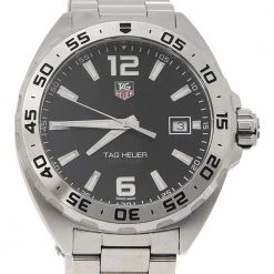 Tag Heuer Black Stainless Steel Formula 1 WAZ1112.BA0875 Quartz Men's Wristwatch 41 Mm For Men -Tag Heuer Sales Shop luxury men tag heuer used watches p399494 003
