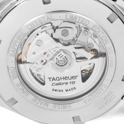 Tag Heuer Champagne Stainless Steel Carrera Day-Date CV2A1H Men's Wristwatch 43 MM For Men -Tag Heuer Sales Shop luxury men tag heuer used watches p403773 001