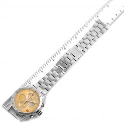 Tag Heuer Champagne Stainless Steel Carrera Day-Date CV2A1H Men's Wristwatch 43 MM For Men -Tag Heuer Sales Shop luxury men tag heuer used watches p403773 002