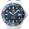 Tag Heuer Blue Stainless Steel Aquaracer WAN2111 Automatic Men's Wristwatch 42 MM For Men
