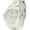 Tag Heuer Silver Stainless Steel Aquaracer Quartz WAY1111 Men's Wristwatch 40 MM For Men