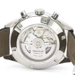 Tag Heuer White Stainless Steel Carrera Heritage Calibre 16 Automatic CAS2111 Men's Wristwatch 41 MM For Men 11 Tag Heuer White Stainless Steel Carrera Heritage Calibre 16 Automatic CAS2111 Men's Wristwatch 41 MM For Men -Tag Heuer Sales Shop luxury men tag heuer used watches p435273 005