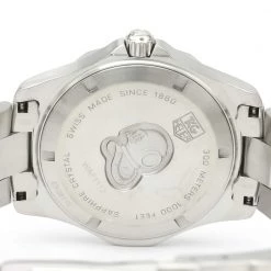 Tag Heuer Silver Stainless Steel Aquaracer WAF1112 Quartz Men's Wristwatch 39 MM For Men 10 Tag Heuer Silver Stainless Steel Aquaracer WAF1112 Quartz Men's Wristwatch 39 MM For Men -Tag Heuer Sales Shop luxury men tag heuer used watches p435288 002