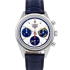 Tag Heuer Silver Stainless Steel Carrera Montreal 160th Years Anniversary Limited Edition CBK221C.FC6488 Men's Wristwatch 39 MM For Men