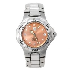Tag Heuer Salmon Stainless Steel Kirium WL5114.BA0701 Men's Wristwatch 38 Mm For Men