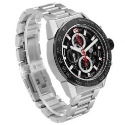 Tag Heuer Black Stainless Carrera Chronograph CAR2A1W Men's Wristwatch 45 MM For Men 16 Tag Heuer Black Stainless Carrera Chronograph CAR2A1W Men's Wristwatch 45 MM For Men -Tag Heuer Sales Shop luxury men tag heuer used watches p457916 010