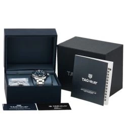 Tag Heuer Blue Ceramic Stainless Steel Aquaracer WAY211C.BA0928 Men's Wristwatch 41 Mm For Men -Tag Heuer Sales Shop luxury men tag heuer used watches p461412 003