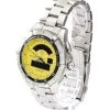 Tag Heuer Yellow Stainless Steel Aquaracer Chronotimer CAF1011 Men's Wristwatch 43 MM For Men