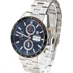 Tag Heuer Black Stainless Steel Carrera Monaco Grand Prix CV2A1F Automatic Men's Wristwatch 43 MM For Men