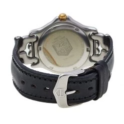 TAG Heuer Vintage White Two-Tone Stainless Steel Professional S/EL S95.806K Men's Wristwatch 38 Mm For Men 12 TAG Heuer Vintage White Two-Tone Stainless Steel Professional S/EL S95.806K Men's Wristwatch 38 Mm For Men -Tag Heuer Sales Shop luxury men tag heuer used watches p477079 004