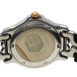 TAG Heuer Vintage White Two-Tone Stainless Steel Professional S/EL S95.806K Men's Wristwatch 38 Mm For Men 11 TAG Heuer Vintage White Two-Tone Stainless Steel Professional S/EL S95.806K Men's Wristwatch 38 Mm For Men -Tag Heuer Sales Shop luxury men tag heuer used watches p477079 005