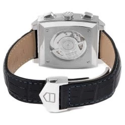 Tag Heuer Blue Stainless Steel Monaco Calibre 12 CAW2111 Men's Wristwatch 39 MM For Men -Tag Heuer Sales Shop luxury men tag heuer used watches p500175 003