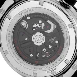 Tag Heuer Black Titanium Carrera Tourbillon Chronograph ACBF5A80 Men's Wristwatch 46 MM For Men -Tag Heuer Sales Shop luxury men tag heuer used watches p505171 001