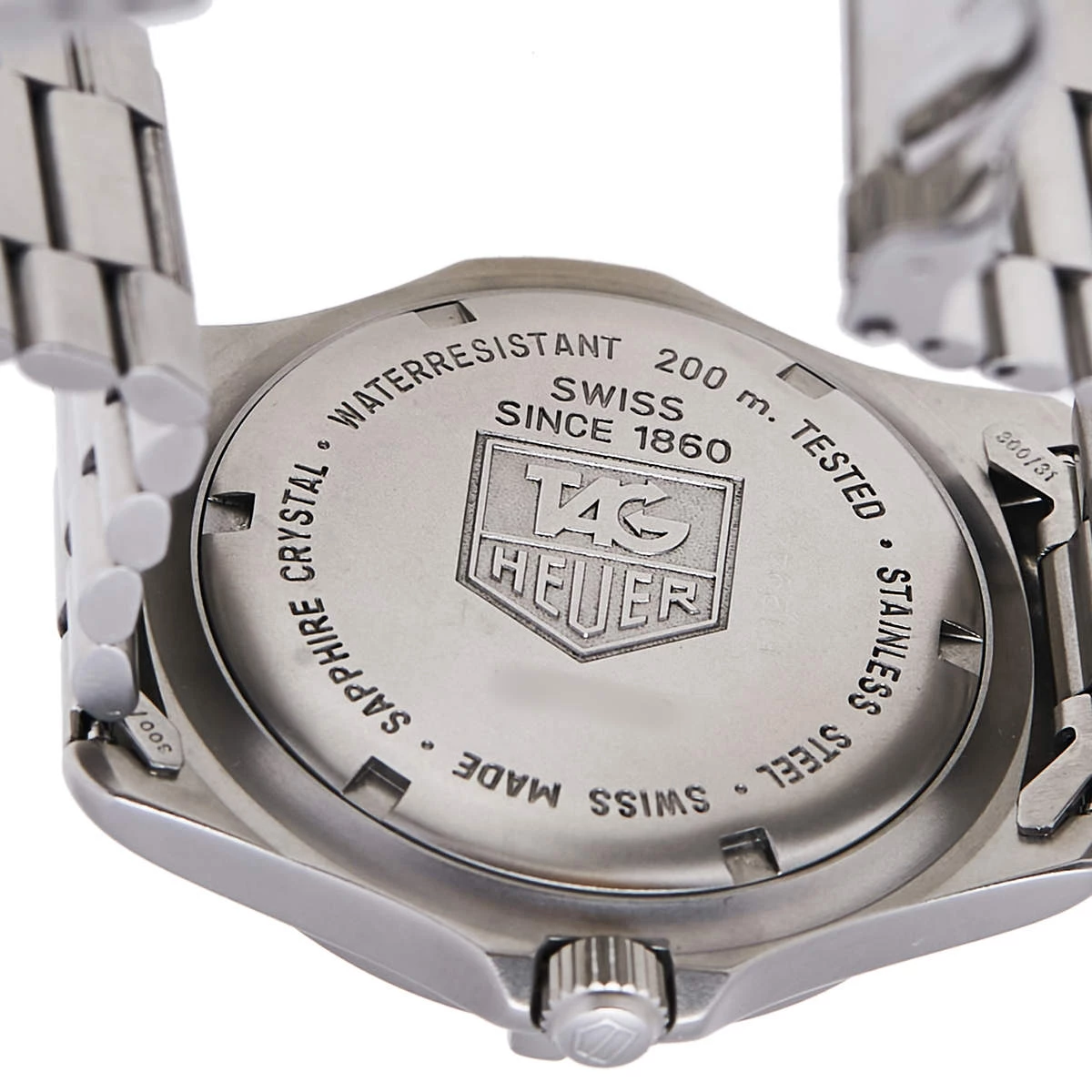 Tag Heuer Black Stainless Steel Professional WE1110-R Men's Wristwatch 38 Mm For Men 4 Tag Heuer Black Stainless Steel Professional WE1110-R Men's Wristwatch 38 Mm For Men - Image 4