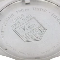 Tag Heuer Blue Stainless Steel 2000 Classic Men's Wristwatch 37MM For Men -Tag Heuer Sales Shop luxury men tag heuer used watches p52331 005