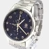 Tag Heuer Black Stainless Steel Carrera Calibre 1887 Chronograph Automatic Men's Wristwatch 43 MM For Men