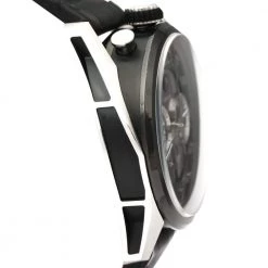 Tag Heuer Black Titanium And Stainless Steel Carrera Calibre 1887 CAR2C12 Chronograph Men's Wristwatch 45 MM For Men -Tag Heuer Sales Shop luxury men tag heuer used watches p538204 004