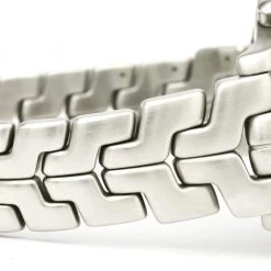 Tag Heuer Blue Stainless Steel Link Quartz Chronograph CT1110 Men's Wristwatch 42 MM For Men -Tag Heuer Sales Shop luxury men tag heuer used watches p538224 003