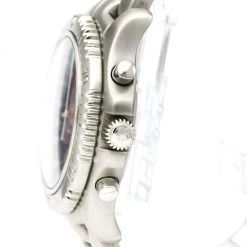 Tag Heuer Blue Stainless Steel Link Quartz Chronograph CT1110 Men's Wristwatch 42 MM For Men -Tag Heuer Sales Shop luxury men tag heuer used watches p538224 008