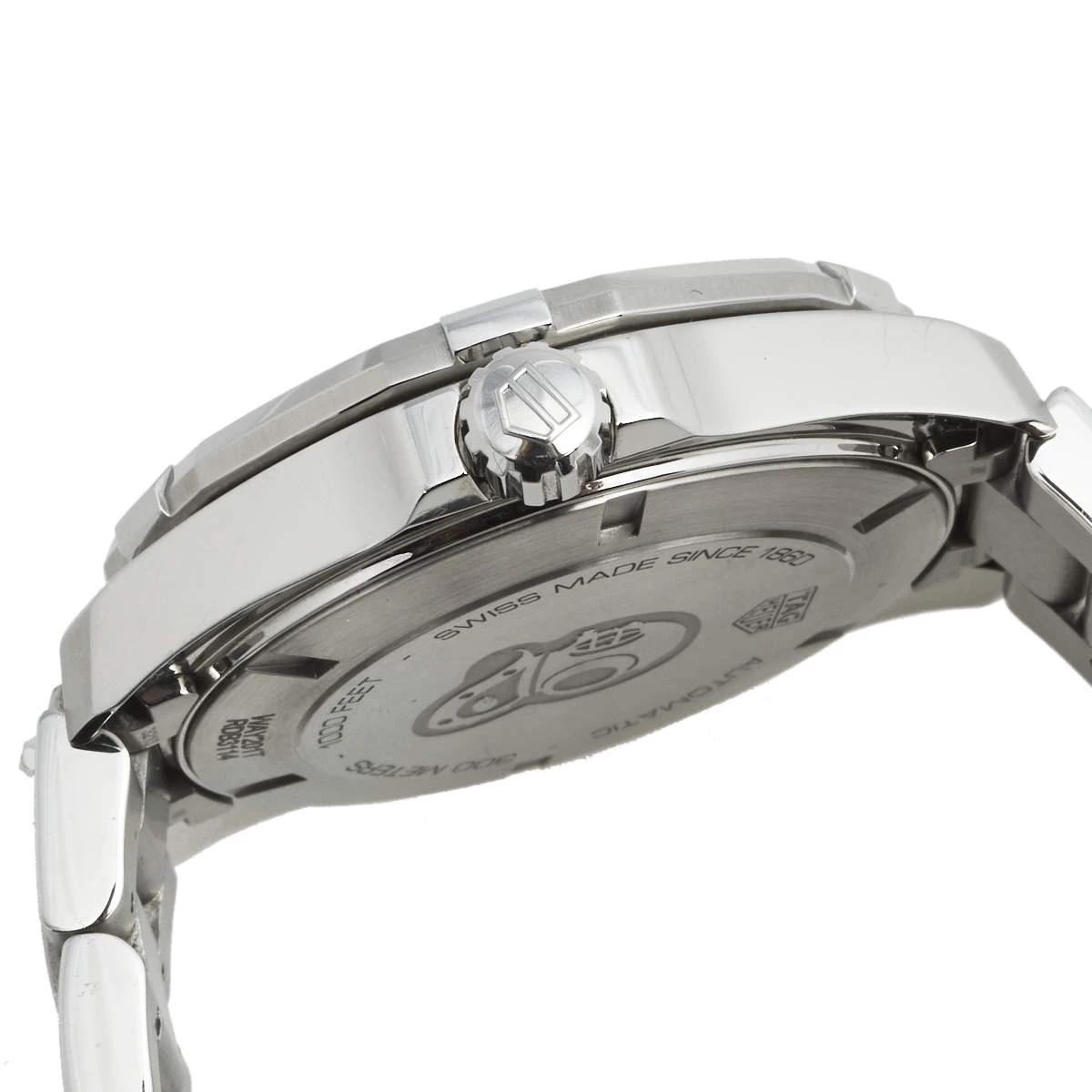 Tag Heuer Blue Stainless Steel Aquaracer GMT WAY201T Men's Wristwatch 43 Mm For Men 6 Tag Heuer Blue Stainless Steel Aquaracer GMT WAY201T Men's Wristwatch 43 Mm For Men - Image 6