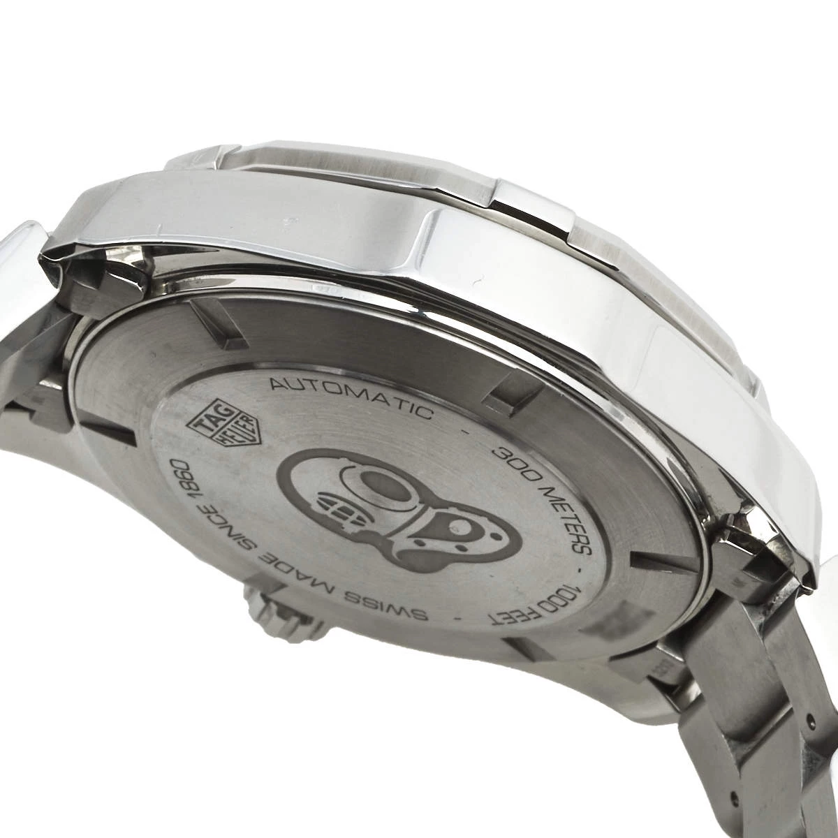 Tag Heuer Blue Stainless Steel Aquaracer GMT WAY201T Men's Wristwatch 43 Mm For Men 7 Tag Heuer Blue Stainless Steel Aquaracer GMT WAY201T Men's Wristwatch 43 Mm For Men - Image 7