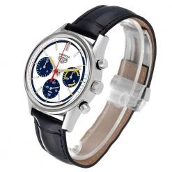 Tag Heuer White Stainless Steel Carrera 160 Years Anniversary CBK221C Men's Wristwatch 39MM For Men 15 Tag Heuer White Stainless Steel Carrera 160 Years Anniversary CBK221C Men's Wristwatch 39MM For Men -Tag Heuer Sales Shop luxury men tag heuer used watches p566848 008