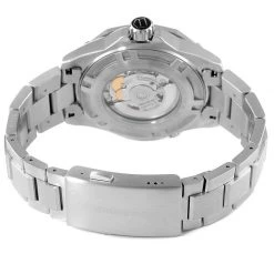 Tag Heuer Black 18K Rose Gold Stainless Steel Aquaracer WAJ2150 Men's Wristwatch 43MM For Men -Tag Heuer Sales Shop luxury men tag heuer used watches p577100 003