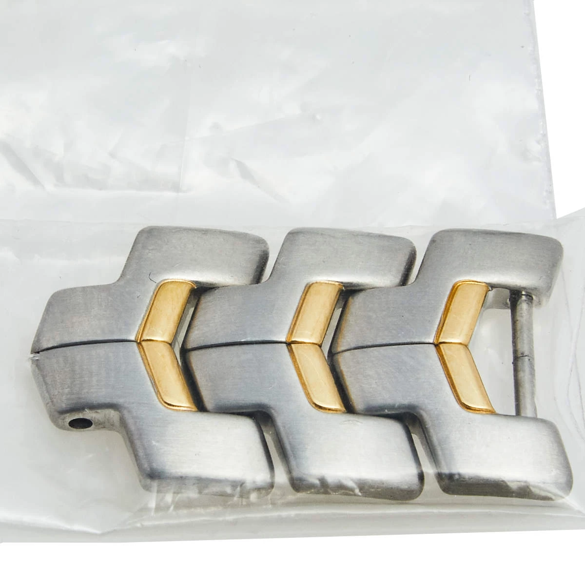 Tag Heuer Silver 18k Yellow Gold Stainless Steel Link WJF1152 Men's Wristwatch 39 Mm For Men 7 Tag Heuer Silver 18k Yellow Gold Stainless Steel Link WJF1152 Men's Wristwatch 39 Mm For Men - Image 7