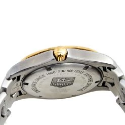 Tag Heuer Silver 18k Yellow Gold Stainless Steel Link WJF1152 Men's Wristwatch 39 Mm For Men 17 Tag Heuer Silver 18k Yellow Gold Stainless Steel Link WJF1152 Men's Wristwatch 39 Mm For Men -Tag Heuer Sales Shop luxury men tag heuer used watches p593818 004