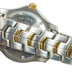 Tag Heuer Silver 18k Yellow Gold Stainless Steel Link WJF1152 Men's Wristwatch 39 Mm For Men 15 Tag Heuer Silver 18k Yellow Gold Stainless Steel Link WJF1152 Men's Wristwatch 39 Mm For Men -Tag Heuer Sales Shop luxury men tag heuer used watches p593818 006