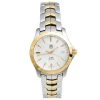 Tag Heuer Silver 18k Yellow Gold Stainless Steel Link WJF1152 Men's Wristwatch 39 Mm For Men
