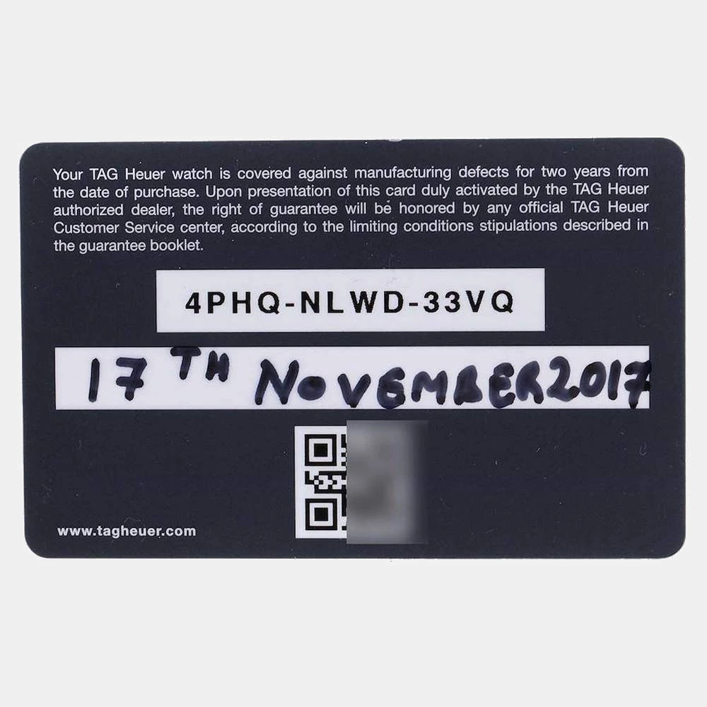 Tag Heuer Blue Stainless Steel Aquaracer Chronograph CAY211B Men's Wristwatch 43 MM For Men 9 Tag Heuer Blue Stainless Steel Aquaracer Chronograph CAY211B Men's Wristwatch 43 MM For Men - Image 9