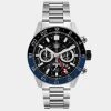 Tag Heuer Black Stainless Steel Carrera Batman Chronograph CBG2A1Z Men's Wristwatch 45 MM For Men