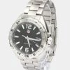 Tag Heuer Black Stainless Steel Formula 1 Quartz WAZ1112 Men's Wristwatch 41 MM For Men