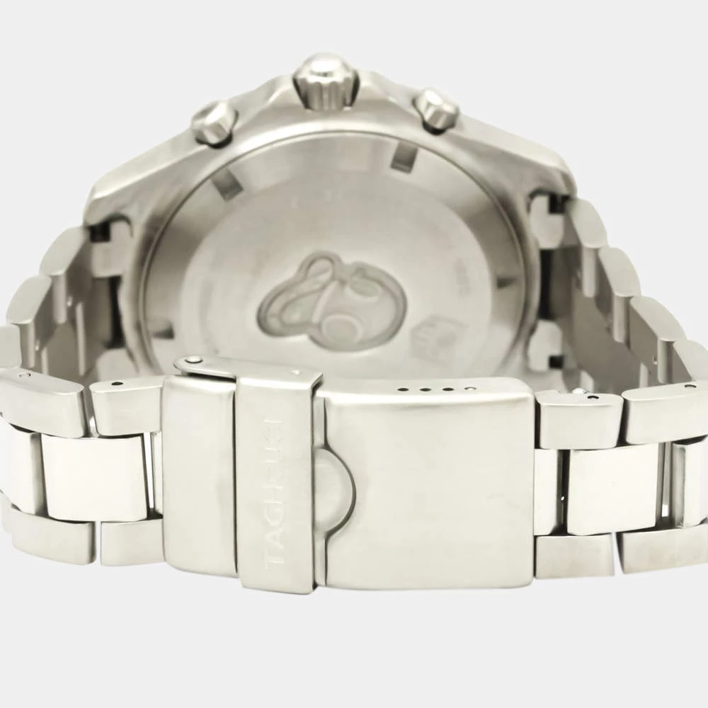 Tag Heuer Blue Stainless Steel Aquaracer Chronograph Quartz CAF1112 Men's Wristwatch 42 MM For Men 4 Tag Heuer Blue Stainless Steel Aquaracer Chronograph Quartz CAF1112 Men's Wristwatch 42 MM For Men - Image 4