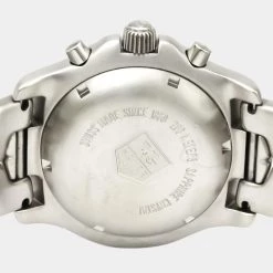 Tag Heuer Silver Stainless Steel Link Chronograph Automatic CT2113 Men's Wristwatch 42 MM For Men 10 Tag Heuer Silver Stainless Steel Link Chronograph Automatic CT2113 Men's Wristwatch 42 MM For Men -Tag Heuer Sales Shop luxury men tag heuer used watches p628593 006