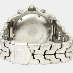 Tag Heuer Silver Stainless Steel Link Chronograph Automatic CT2113 Men's Wristwatch 42 MM For Men 11 Tag Heuer Silver Stainless Steel Link Chronograph Automatic CT2113 Men's Wristwatch 42 MM For Men -Tag Heuer Sales Shop luxury men tag heuer used watches p628593 007