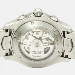 Tag Heuer MOP Stainless Steel Link Chronograph Moon Pearl Limited CJF211M Men's Wristwatch 42 MM For Men -Tag Heuer Sales Shop luxury men tag heuer used watches p628595 003