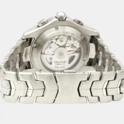 Tag Heuer MOP Stainless Steel Link Chronograph Moon Pearl Limited CJF211M Men's Wristwatch 42 MM For Men -Tag Heuer Sales Shop luxury men tag heuer used watches p628595 004