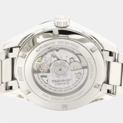 Tag Heuer Grey Stainless Steel Carrera Calibre 8 GMT Automatic WAR5012 Men's Wristwatch 41 MM For Men -Tag Heuer Sales Shop luxury men tag heuer used watches p628600 006