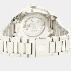 Tag Heuer Grey Stainless Steel Carrera Calibre 8 GMT Automatic WAR5012 Men's Wristwatch 41 MM For Men -Tag Heuer Sales Shop luxury men tag heuer used watches p628600 008