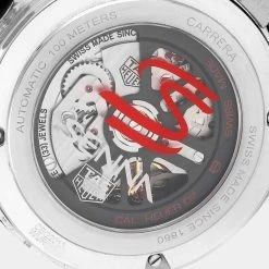 Tag Heuer Black Stainless Steel Carrera Senna Special Edition Chronograph CBG2013 Men's Wristwatch 43 MM For Men 13 Tag Heuer Black Stainless Steel Carrera Senna Special Edition Chronograph CBG2013 Men's Wristwatch 43 MM For Men -Tag Heuer Sales Shop luxury men tag heuer used watches p630287 003