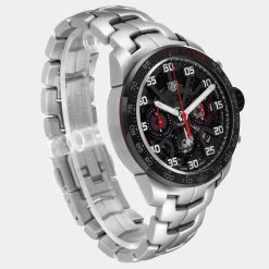 Tag Heuer Black Stainless Steel Carrera Senna Special Edition Chronograph CBG2013 Men's Wristwatch 43 MM For Men 16 Tag Heuer Black Stainless Steel Carrera Senna Special Edition Chronograph CBG2013 Men's Wristwatch 43 MM For Men -Tag Heuer Sales Shop luxury men tag heuer used watches p630287 009